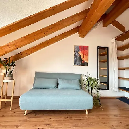 Апартаменты Cozy Loft With A View, Central, Close To Tradefair Дюссельдорф