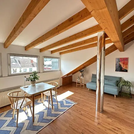 Cozy Loft With A View, Central, Close To Tradefair Dusseldorf